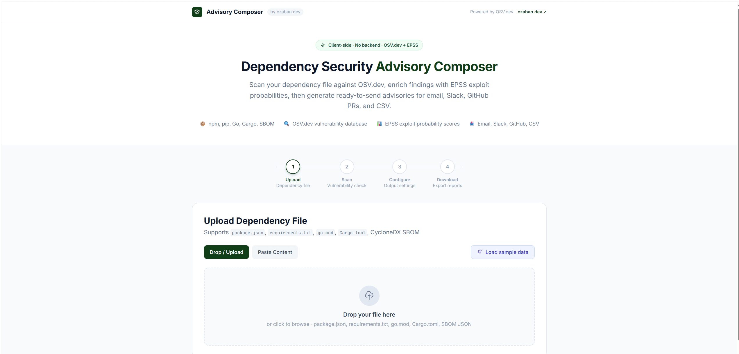 Advisory Composer